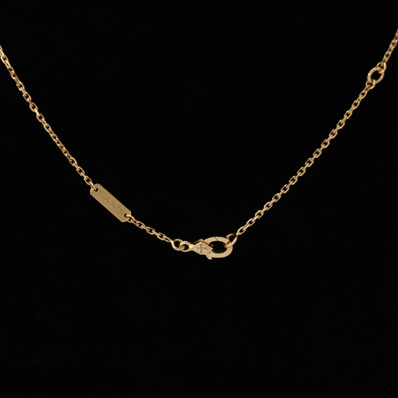 Van Cleef & Arpels(USED)반클리프앤아펠 빈티지 알함브라 네크리스 오닉스
